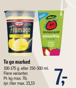 Føtex To go marked tilbud