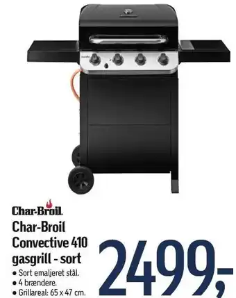 Føtex Char-broil convertice 410 gasgrill - sort tilbud