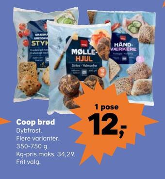 Kvickly Coop brød tilbud
