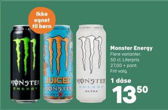 Kvickly Monster energy tilbud