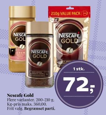 Nescafe gold