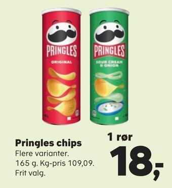 Kvickly Pringles chips tilbud
