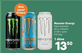 SuperBrugsen Monster energy tilbud