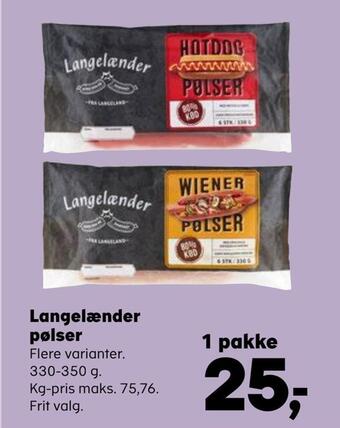 Langelænder pølser