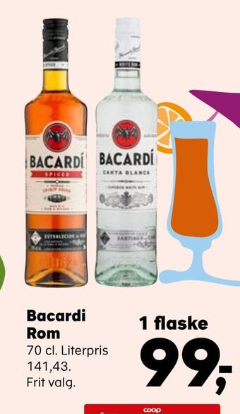 SuperBrugsen Bacardi rom tilbud