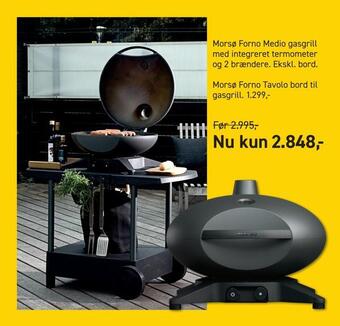 Johannes Fog Morsø forno medio gasgrill tilbud