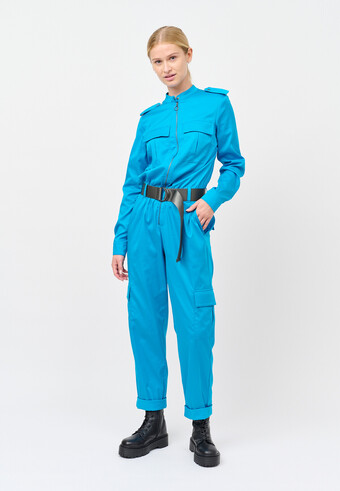 Sinnerup Créton crpilotti jumpsuit (azur blue 38) tilbud