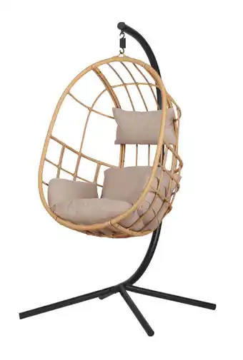 jem & fix Hængestol torino natur ø128 x h190 cm - sunlife tilbud