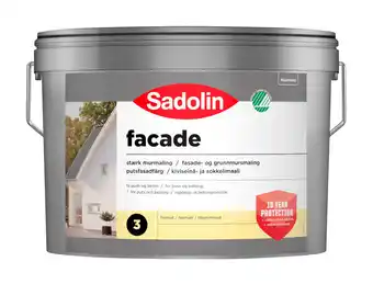 Sadolin facademaling base hvid 2,5l