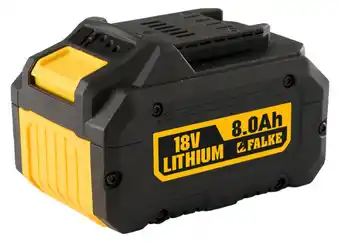 jem & fix Falke 18 v li-ion batteri 8,0 ah tilbud
