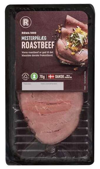 Rema 1000 Roastbeef, 70 g tilbud