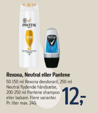 Føtex Rexona men deo roll-on tilbud