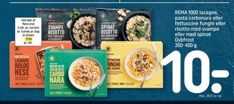 REMA 1000 Rema 1000 lasagne bolognese tilbud