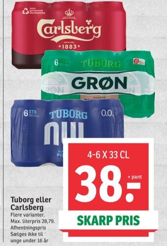 SPAR Grøn øl tilbud