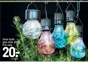 REMA 1000 Ukendt solcellelampe tilbud