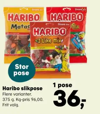 SuperBrugsen Stjernemix slikposer tilbud