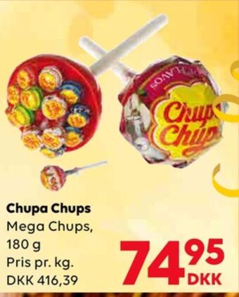 Scandlines Chupa chups slikkepinde tilbud