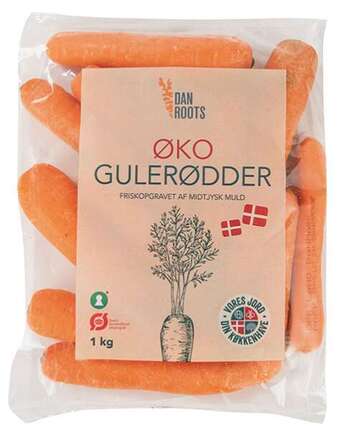 Øko. gulerødder, 1 kg