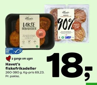 Coop 365 Havet's fiskefrikadeller tilbud