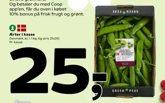 Coop 365 Ærter i kasse tilbud