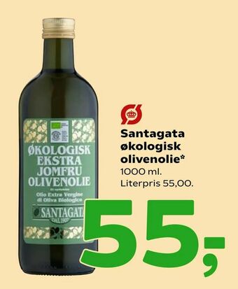 Coop 365 Santagata økologisk olivenolie tilbud
