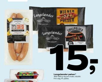 Coop 365 Langelænder pølser tilbud
