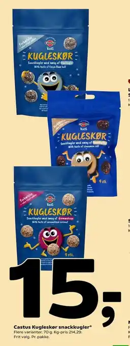 Castus Kugleskør snackkugler