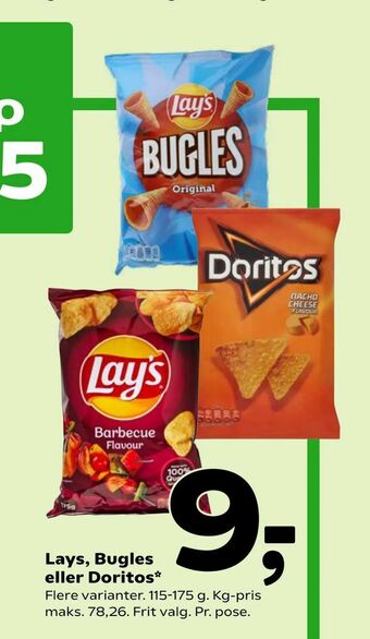 Coop 365 Lays, Bugles eller Doritos tilbud