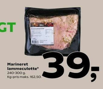 Marineret lammeculotte