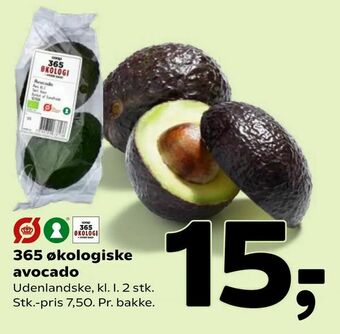 Coop 365 365 økologiske avocado tilbud