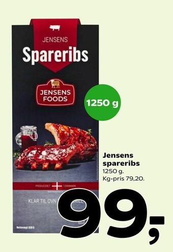Coop 365 Jensens spareribs tilbud