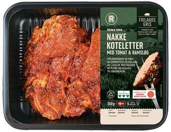 Rema 1000 Nakkekoteletter, 300 g tilbud
