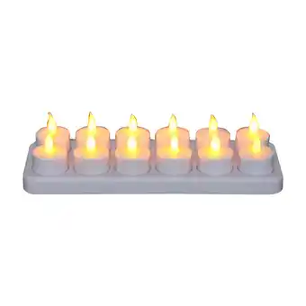 Power Kulz genopladelige led-fyrfadslys, 12 stk tilbud