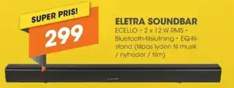 Expert Eletra Soundbar ECELLO tilbud
