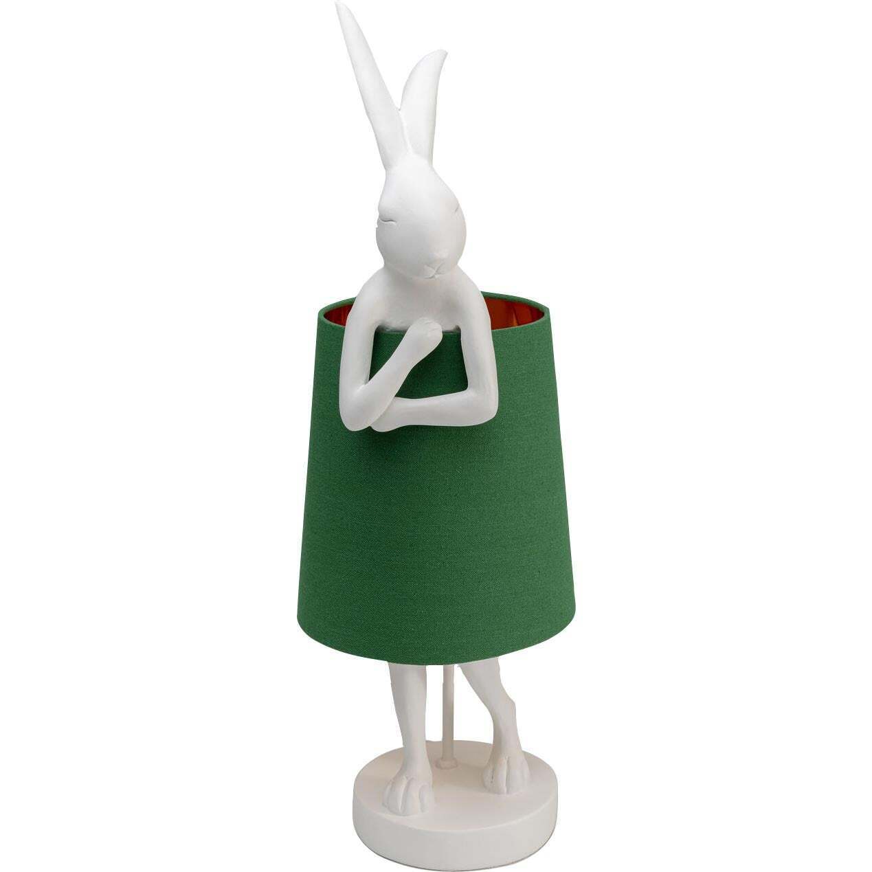 Kare Kanin bordlampe hvid/grøn 68 cm tilbud