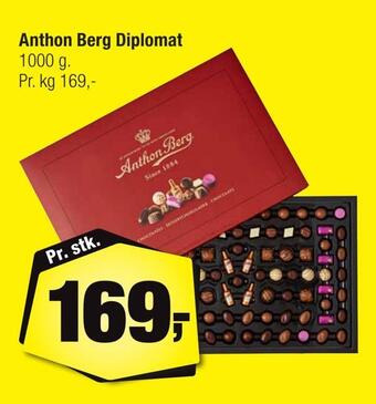 Calle Anthon berg diplomat tilbud