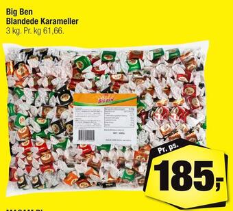 Calle Big ben blandede karameller tilbud