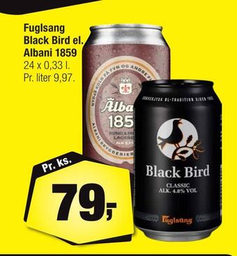 Calle Fuglsang black bird el. albani 1859 tilbud