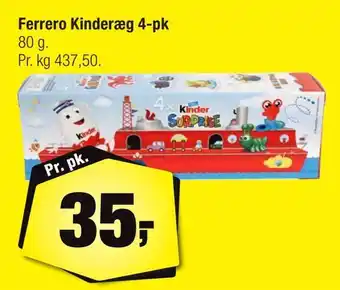 Calle Ferrero kinderæg 4-pk tilbud