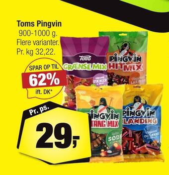 Calle Toms pingvin tilbud