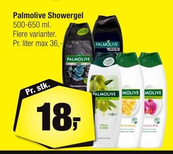 Calle Palmolive showergel tilbud