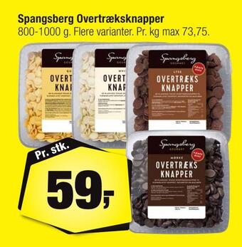 Spangsberg overtræksknapper