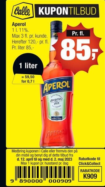 Calle Aperol tilbud