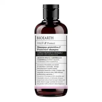 Bioearth protect shampoo - treated and colored hair 250 ml