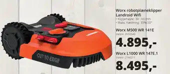 Worx Robotplæneklipper Landroid Wifi Worx M500 WR 141E