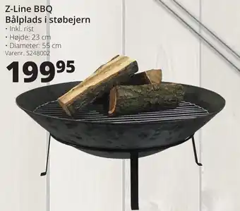 Z-Line BBQ Bålplads i Støbejern