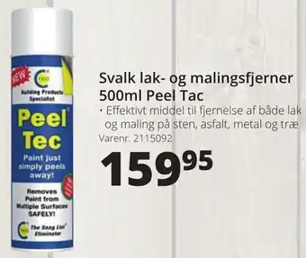 10-4 Byggecenter Svalk Lak-Og Malingsfjerner 500ml Peel Tac tilbud