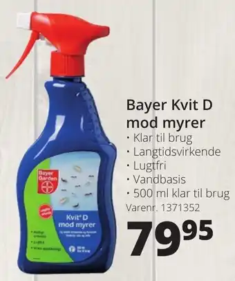 Bayer Kvit D Mod Myrer 500ml