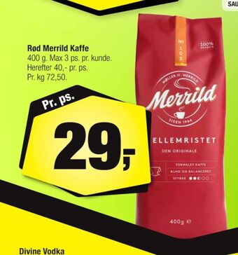 Calle Mellemristet kaffe formalet tilbud