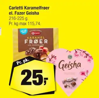 Calle Carletti chokoladefrøer karamel & lys chokolade tilbud